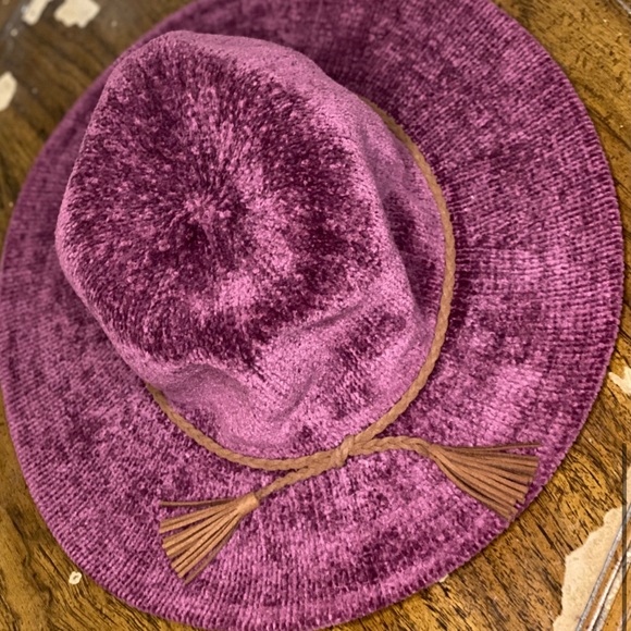 Mauve corduroy fedora - Picture 2 of 3